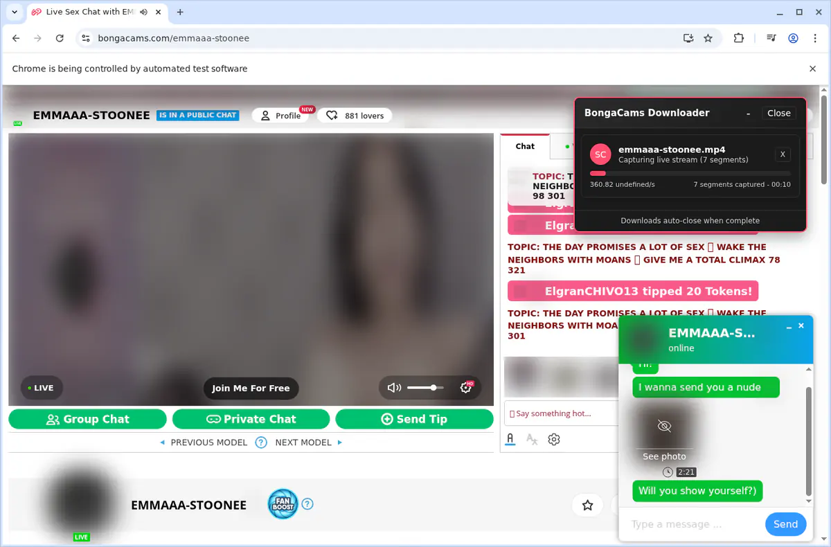 Bongacams Video Downloader screenshot 4